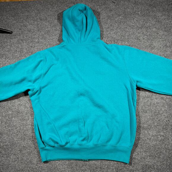 Miami Dolphins Full Zip Hoodie Mens L Aqua Blue NFL Fanwear Team Apparel 24x26 - Picture 4 of 7